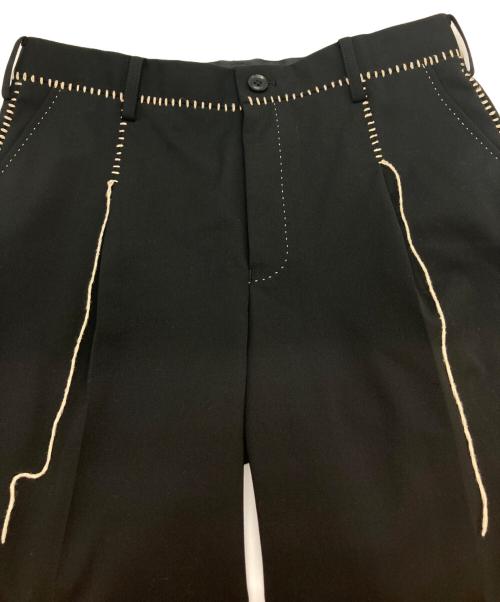 doublet（ダブレット）doublet (ダブレット) BIG STITCH TROUSERS/パンツ ブラック サイズ:Ⅿの古着・服飾アイテム