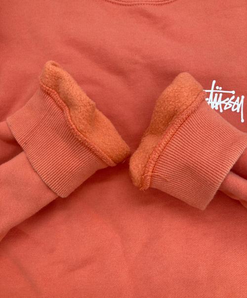 stussy（ステューシー）stussy (ステューシー) プリントスウェット オレンジ サイズ:Ⅿの古着・服飾アイテム