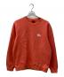 stussy（ステューシー）の古着「プリントスウェット」｜オレンジ