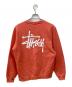 stussy (ステューシー) プリントスウェット オレンジ サイズ:Ⅿ：7000円