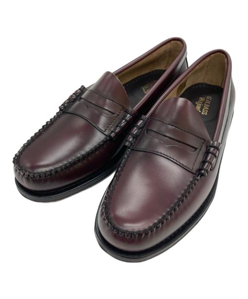 G.H.BASS（ジーエイチバス）G.H.BASS (ジーエイチバス) コインローファー バーガンディー サイズ:26の古着・服飾アイテム