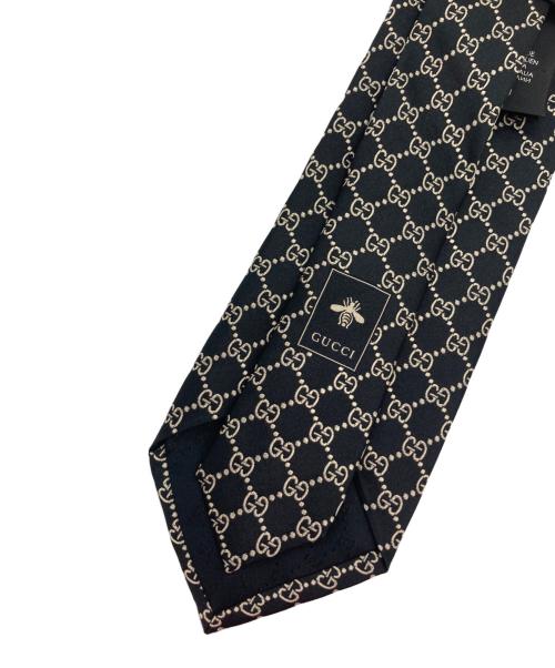 GUCCI（グッチ）GUCCI (グッチ) GG柄ネクタイ ブラック サイズ:‐の古着・服飾アイテム