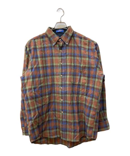 PENDLETON（ペンドルトン）PENDLETON (ペンドルトン) ウールチェックシャツ ブラウン サイズ:Lの古着・服飾アイテム