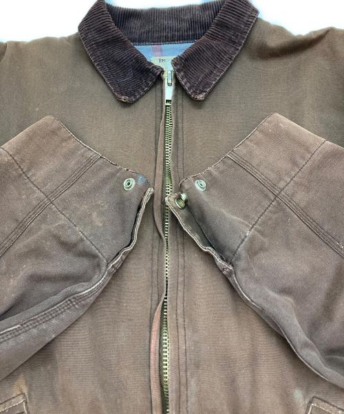 REAL WORK WEAR（リアルワークウェア）REAL WORK WEAR (リアルワークウェア) ダック地ワークジャケット ブラウン サイズ:不明の古着・服飾アイテム