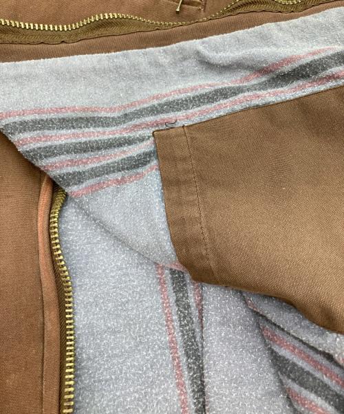 REAL WORK WEAR（リアルワークウェア）REAL WORK WEAR (リアルワークウェア) ダック地ワークジャケット ブラウン サイズ:不明の古着・服飾アイテム