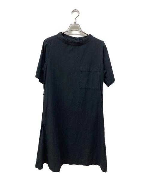 MHL（エムエイチエル）MHL (エムエイチエル) 半袖ワンピース ブラック サイズ:1の古着・服飾アイテム