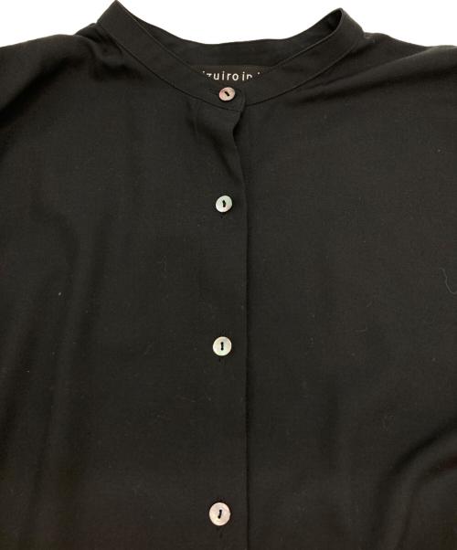 mizuiro-ind（ミズイロインド）mizuiro-ind (ミズイロインド) シャツワンピース ブラック サイズ:Freeの古着・服飾アイテム