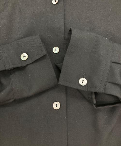 mizuiro-ind（ミズイロインド）mizuiro-ind (ミズイロインド) シャツワンピース ブラック サイズ:Freeの古着・服飾アイテム