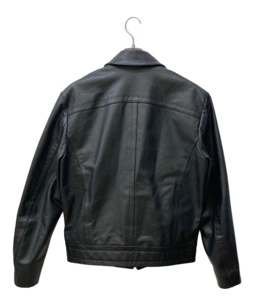 DIESEL（ディーゼル）DIESEL (ディーゼル) L-CALE/レザージャケット ブラック サイズ:Lの古着・服飾アイテム