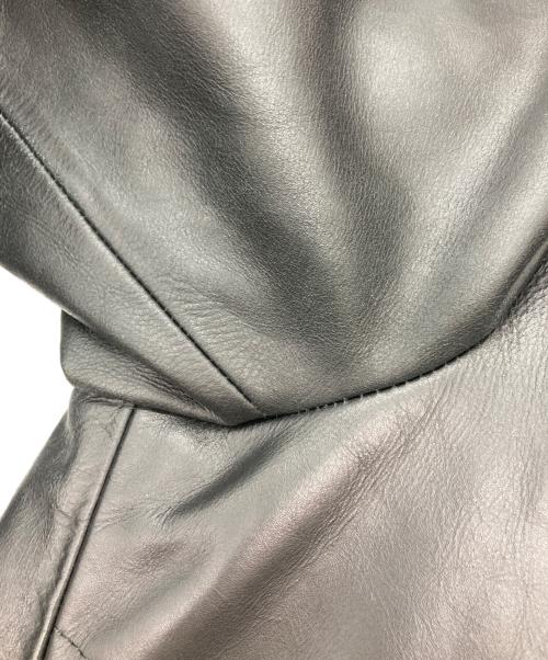 DIESEL（ディーゼル）DIESEL (ディーゼル) L-CALE/レザージャケット ブラック サイズ:Lの古着・服飾アイテム