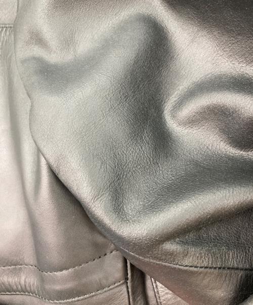 DIESEL（ディーゼル）DIESEL (ディーゼル) L-CALE/レザージャケット ブラック サイズ:Lの古着・服飾アイテム