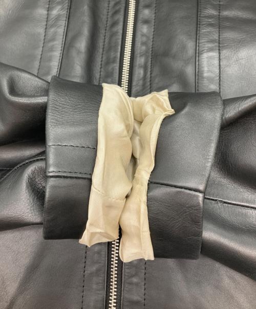 DIESEL（ディーゼル）DIESEL (ディーゼル) L-CALE/レザージャケット ブラック サイズ:Lの古着・服飾アイテム