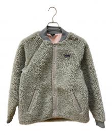Patagonia（パタゴニア）の古着「キッズ・レトロX・ボマー・ジャケット/ボアジャケット」｜グレー