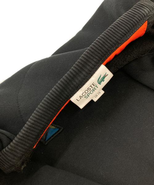 LACOSTE（ラコステ）LACOSTE (ラコステ) ロゴワッペンスウェット ブラック サイズ:Ｍの古着・服飾アイテム