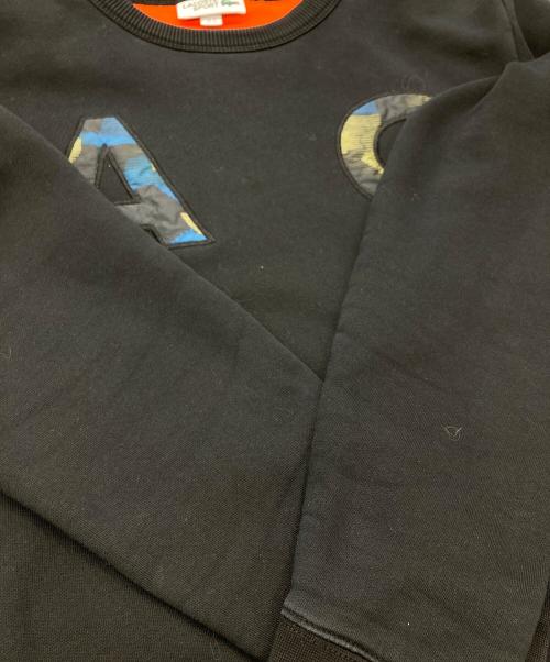 LACOSTE（ラコステ）LACOSTE (ラコステ) ロゴワッペンスウェット ブラック サイズ:Ｍの古着・服飾アイテム