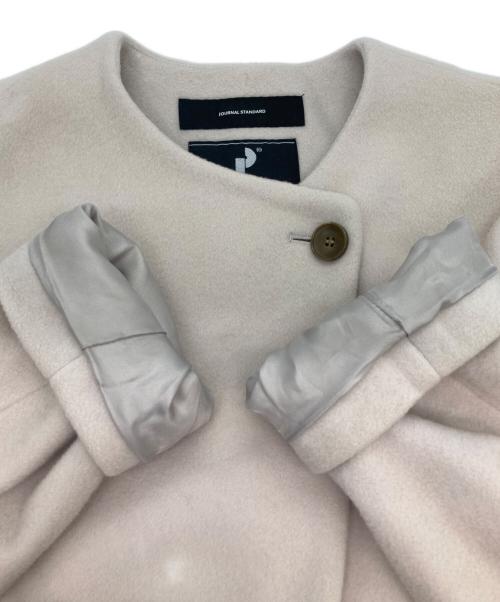 JOURNAL STANDARD（ジャーナルスタンダード）JOURNAL STANDARD (ジャーナルスタンダード) ノーカラーコート ベージュ サイズ:Sの古着・服飾アイテム