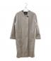 JOURNAL STANDARD（ジャーナルスタンダード）の古着「ノーカラーコート」｜ベージュ