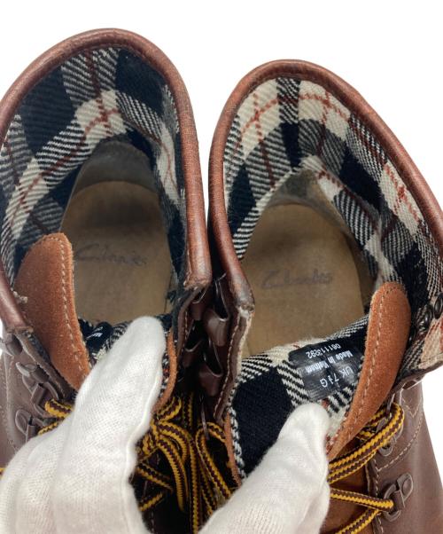 CLARKS（クラークス）CLARKS (クラークス) レザートレッキングブーツ ブラウン サイズ:7 1/2の古着・服飾アイテム