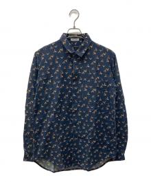 Engineered Garments（エンジニアドガーメンツ）の古着「総柄シャツ」｜ネイビー