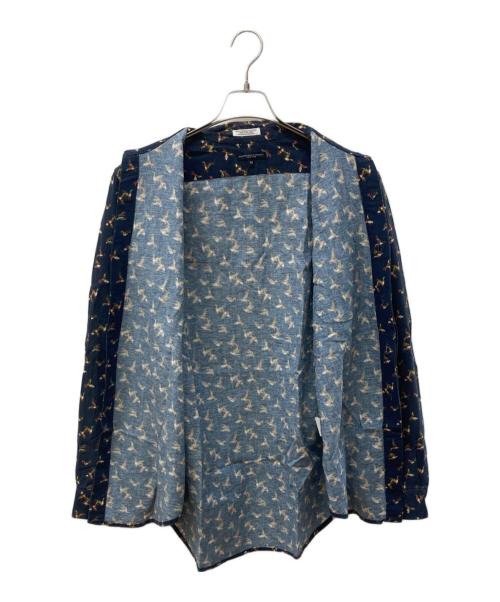 Engineered Garments（エンジニアドガーメンツ）Engineered Garments (エンジニアドガーメンツ) 総柄シャツ ネイビー サイズ:Ⅿの古着・服飾アイテム