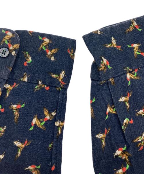 Engineered Garments（エンジニアドガーメンツ）Engineered Garments (エンジニアドガーメンツ) 総柄シャツ ネイビー サイズ:Ⅿの古着・服飾アイテム