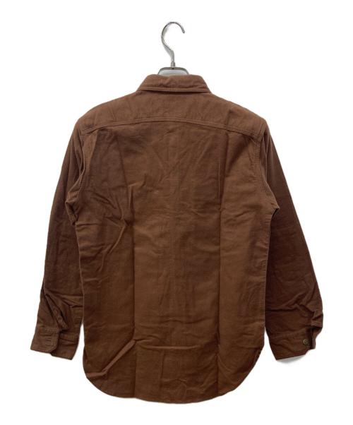Engineered Garments（エンジニアドガーメンツ）Engineered Garments (エンジニアドガーメンツ) Work Shirt/シャモアクロスシャツ ブラウン サイズ:XSの古着・服飾アイテム