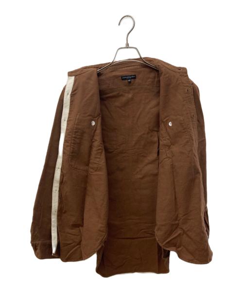Engineered Garments（エンジニアドガーメンツ）Engineered Garments (エンジニアドガーメンツ) Work Shirt/シャモアクロスシャツ ブラウン サイズ:XSの古着・服飾アイテム
