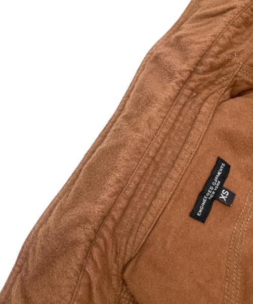 Engineered Garments（エンジニアドガーメンツ）Engineered Garments (エンジニアドガーメンツ) Work Shirt/シャモアクロスシャツ ブラウン サイズ:XSの古着・服飾アイテム