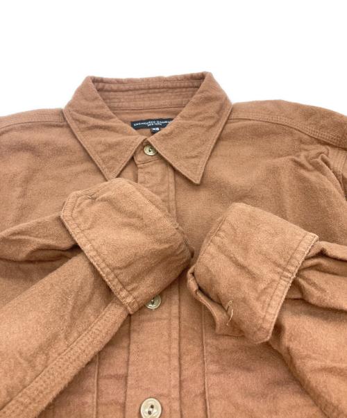 Engineered Garments（エンジニアドガーメンツ）Engineered Garments (エンジニアドガーメンツ) Work Shirt/シャモアクロスシャツ ブラウン サイズ:XSの古着・服飾アイテム