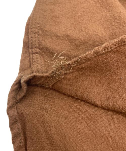 Engineered Garments（エンジニアドガーメンツ）Engineered Garments (エンジニアドガーメンツ) Work Shirt/シャモアクロスシャツ ブラウン サイズ:XSの古着・服飾アイテム