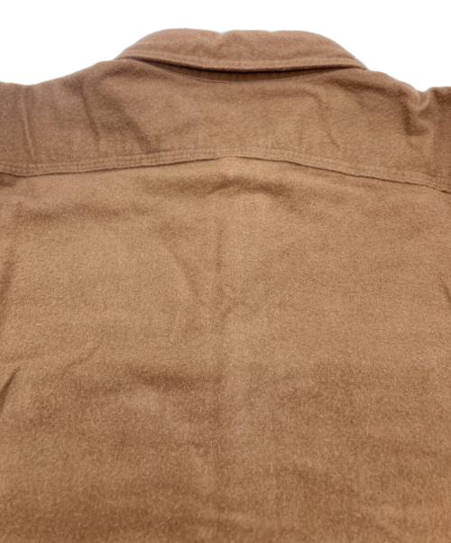 Engineered Garments（エンジニアドガーメンツ）Engineered Garments (エンジニアドガーメンツ) Work Shirt/シャモアクロスシャツ ブラウン サイズ:XSの古着・服飾アイテム