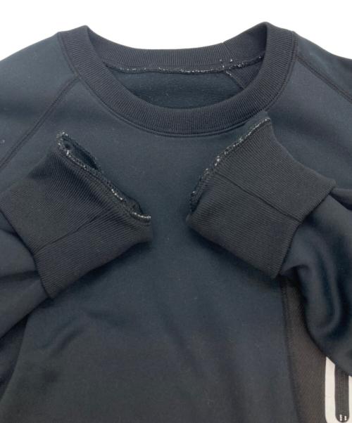and wander（アンドワンダー）and wander (アンドワンダー) back nap raising pullover/スウェット ブラック サイズ:－の古着・服飾アイテム
