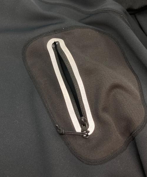 and wander（アンドワンダー）and wander (アンドワンダー) back nap raising pullover/スウェット ブラック サイズ:－の古着・服飾アイテム