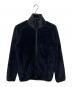 Needles（ニードルズ）の古着「Piping Jacket - Micro Fleece/フリースジャケット」｜ブラック