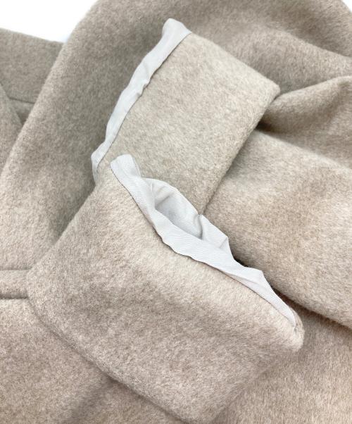 MUSE de Deuxieme Classe（ミューズ ドゥーズィエム クラス）MUSE de Deuxieme Classe (ミューズ ドゥーズィエム クラス) ウールロングコート ベージュ サイズ:FREEの古着・服飾アイテム