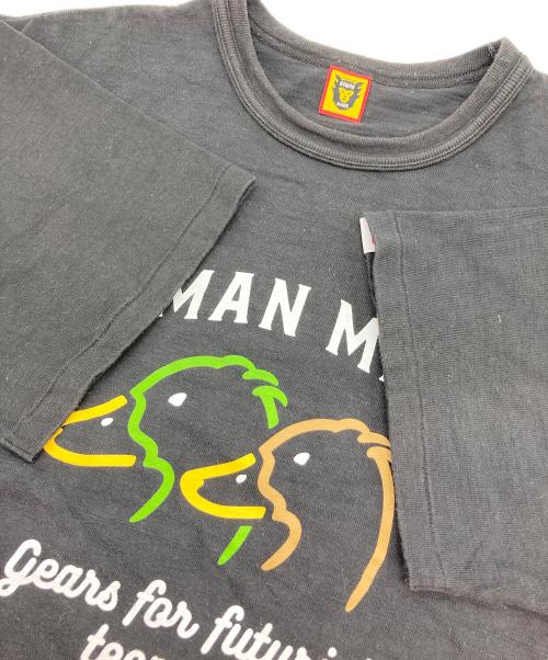 HUMAN MADE（ヒューマンメイド）HUMAN MADE (ヒューマンメイド) プリントTシャツ ブラック サイズ:XLの古着・服飾アイテム