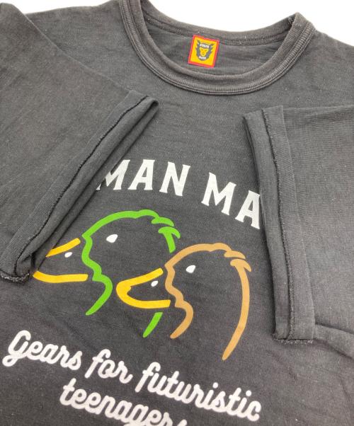 HUMAN MADE（ヒューマンメイド）HUMAN MADE (ヒューマンメイド) プリントTシャツ ブラック サイズ:XLの古着・服飾アイテム