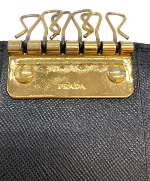 PRADA（プラダ）PRADA (プラダ) 6連キーケース ブラック サイズ:-の古着・服飾アイテム