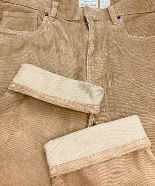 Patagonia（パタゴニア）Patagonia (パタゴニア) オーガニックコットン・コーデュロイ・ジーンズ ブラウン サイズ:33の古着・服飾アイテム