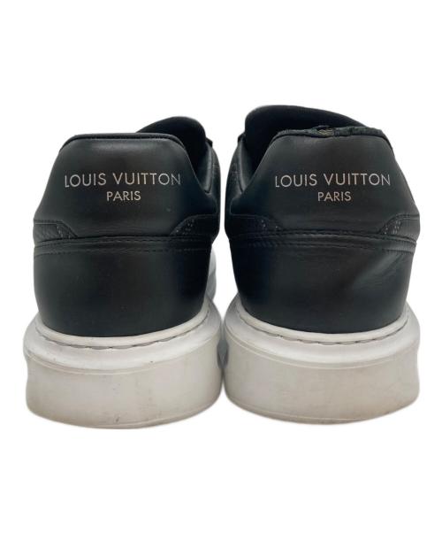 LOUIS VUITTON（ルイ ヴィトン）LOUIS VUITTON (ルイ ヴィトン) ローカットスニーカー ブラック サイズ:8　１/２の古着・服飾アイテム