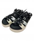 N°21ヌメロヴェントゥーノ）の古着「ロープデザインサンダル」｜ブラック