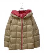 BURBERRY BLUE LABELバーバリーロンドンブルーレーベル）の古着「リバーシブルダウンジャケット」｜ベージュ