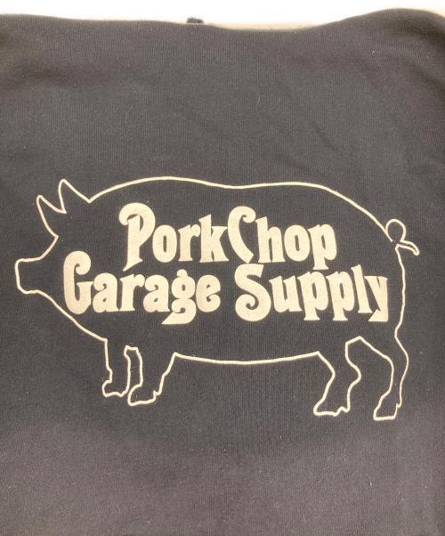 PorkChop（ポークチョップ）porkchop (ポークチョップ) プリントパーカー ネイビー サイズ:Ⅿの古着・服飾アイテム