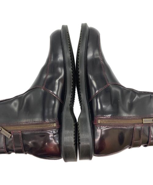 Dr.Martens（ドクターマーチン）Dr.Martens (ドクターマーチン) FLORA/バックルデザインブーツ バーガンディー サイズ:UK6の古着・服飾アイテム