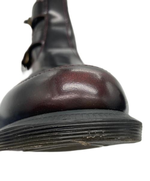 Dr.Martens（ドクターマーチン）Dr.Martens (ドクターマーチン) FLORA/バックルデザインブーツ バーガンディー サイズ:UK6の古着・服飾アイテム