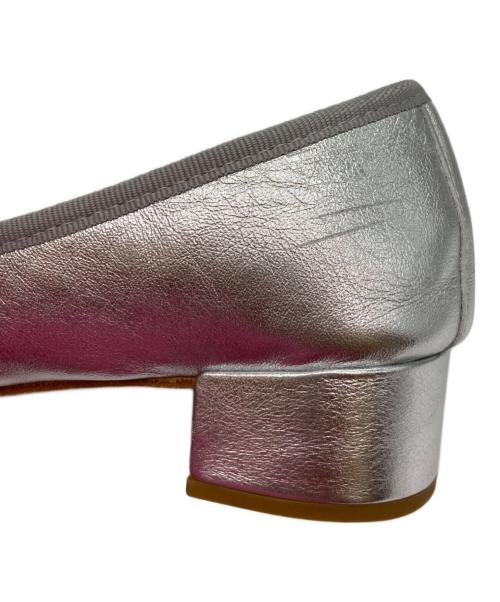 repetto（レペット）repetto (レペット) CAMILLE/メタリックバレエシューズ シルバー サイズ:38の古着・服飾アイテム