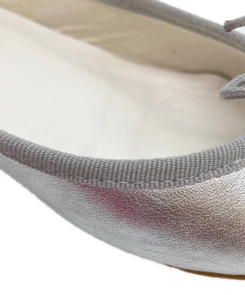repetto（レペット）repetto (レペット) CAMILLE/メタリックバレエシューズ シルバー サイズ:38の古着・服飾アイテム