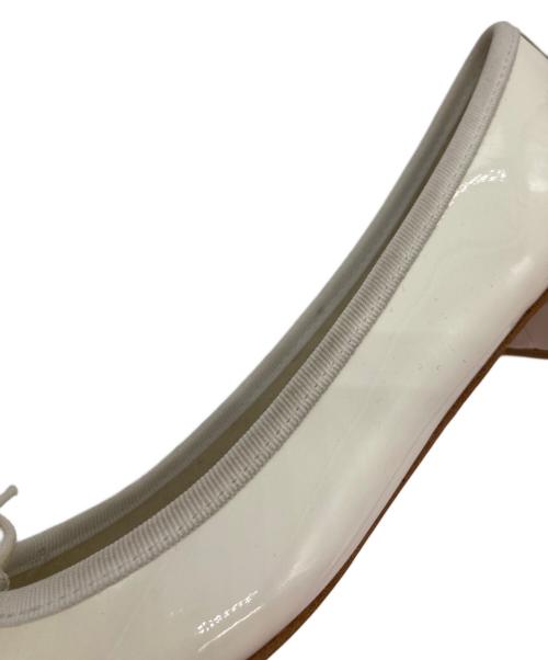 repetto（レペット）repetto (レペット) CAMILLE/エナメルバレエシューズ Blanc(アイボリー) サイズ:38の古着・服飾アイテム