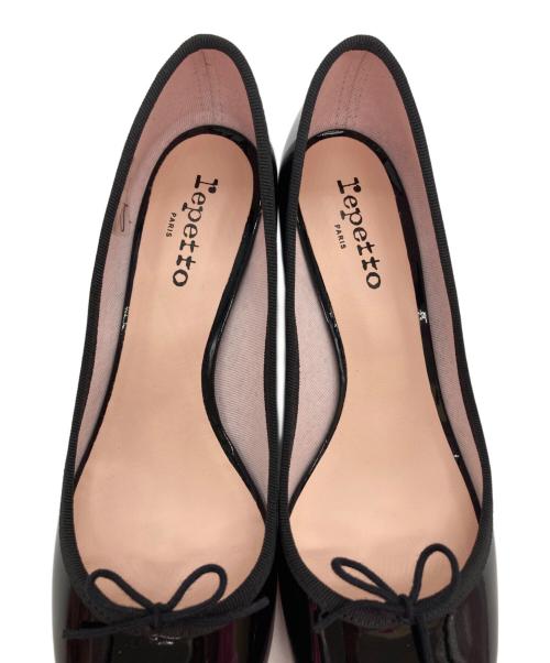 repetto（レペット）Repetto (レペット) farah ballerina/エナメルバレエシューズ ブラック サイズ:38の古着・服飾アイテム