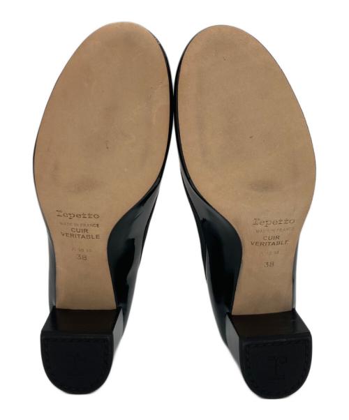 repetto（レペット）Repetto (レペット) farah ballerina/エナメルバレエシューズ ブラック サイズ:38の古着・服飾アイテム